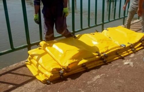 Scorpion Containment Booms Installed in Nile River 01